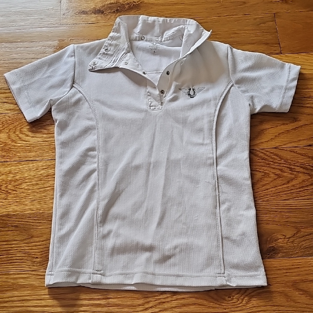Kids White Tuffrider Shirt